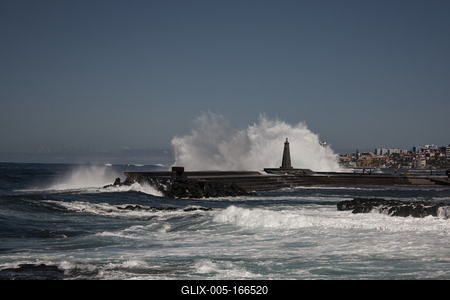 Beach, summer, ocean, waves, sand-stock-foto
