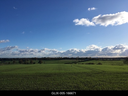 english farm land, field-stock-foto