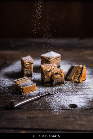 Flódni sütemény-stock-foto