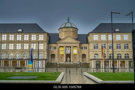 Museum Wiesbaden, Hessian State Museum of Art and Nature, Friedrich-Ebert-Allee, Wiesbaden, Hesse, Germany-stock-foto