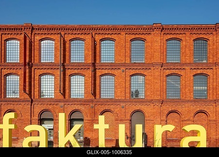 Building of Manufaktura Complex, ?ód?, Lodz, Poland-stock-foto
