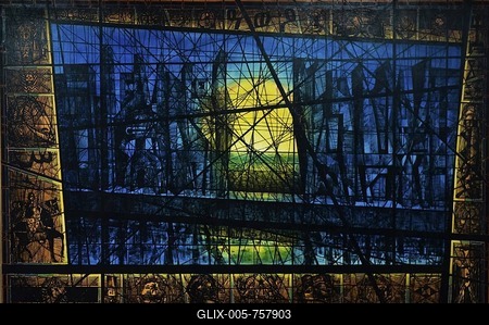 Oil painting, African Heritage, by Afewerk Tekle, Addis Ababa National Museum, Ethiopia, Africa-stock-foto