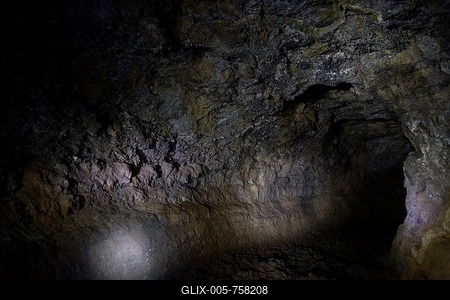Cueva del Viento, the longest lava cave in Europe, Tenerife, Canary Islands, Spain-stock-foto
