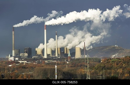 Scholven coal-fired power station, Gelsenkirchen, North Rhine-Westphalia, Germany, Europe-stock-foto