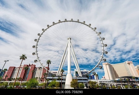 High Roller, Ferris wheel, Las Vegas, Nevada, USA-stock-foto