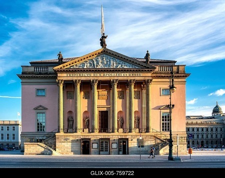 German State Opera, Unter den Linden, Berlin, Germany-stock-foto