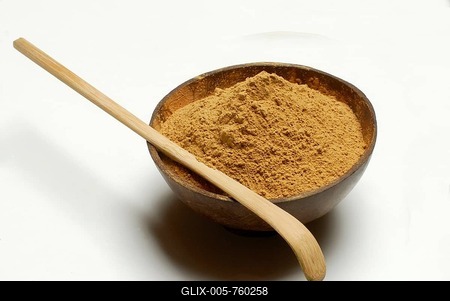 Red clay in bowl, clay, healing clay, freestanding, object-stock-foto