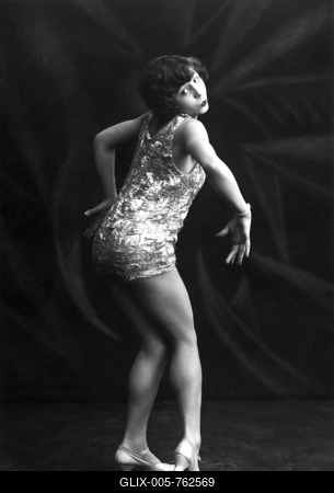 Historic photo, woman dancing, ca. 1920-stock-foto