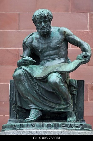 Sculpture of Homer outside the Albert Ludwig University of Freiburg, Freiburg, Baden-Württemberg, Germany-stock-foto