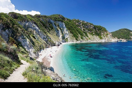 Sansone beach, Elba, Province of Livorno, Tuscany, Italy-stock-foto
