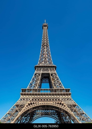 Eiffel Tower, Tour Eiffel, Champ de Mars, Paris, Île-de-France, France-stock-foto
