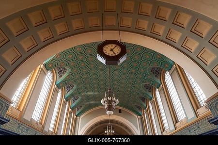 Concourse, Art Nouveau, Görlitz, Upper Lusatia, Saxony, Germany-stock-foto