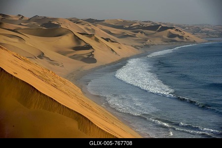 Dunes near Sandwich Harbour, Atlantic Coast, Namib-Naukluft Park, Namibia-stock-foto