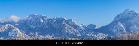 Neuschwanstein Castle near Hohenschwangau, Romantic Road, Ostallgäu, Bavaria, Germany-stock-foto