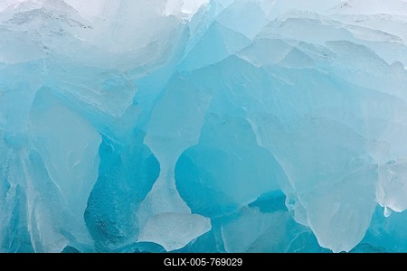 Detailed view of the ice, Monacobreen glacier, Liefdefjorden fjord, Spitsbergen, Svalbard Islands, Svalbard and Jan Mayen, Norway-stock-foto