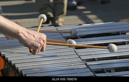 Street musician in Berlin, Germany-stock-foto