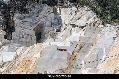 Marble quarries at Carrara, Province of Massa-Carrara, Tuscany, Italy-stock-foto