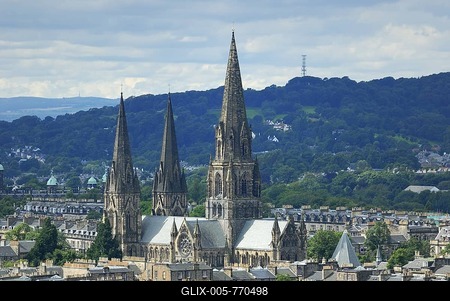 St. Mary's Cathedral, Edinburgh, Scotland, Great Britain, Europe-stock-foto