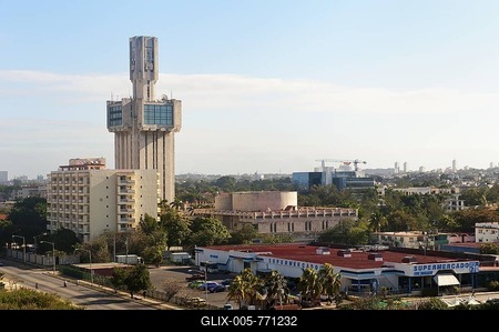 Russian Embassy, Miramar district, Havana, Cuba-stock-foto