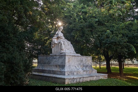 Sisi Monument, Szeged, Hungary-stock-foto