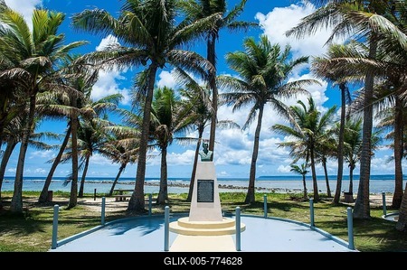 Memorial, War in the Pacific National Historical Park, Guam, US Territory, Central Pacific-stock-foto