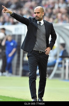 Josep Pep Guardiola, Rhein-Neckar-Arena, Sinsheim, Baden-Württemberg, Germany-stock-foto