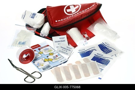 Mobile first aid kit-stock-foto