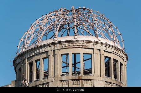 Atomic Bomb Dome, Hiroshima Peace Memorial, Hiroshima, Japan-stock-foto