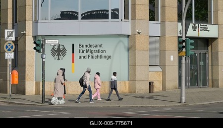 BAMF, Federal Office for Migration and Refugees, Bundesallee, Wilmersdorf, Berlin, Germany-stock-foto