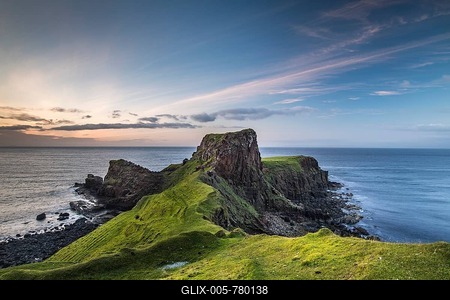 Brother's Point, Rubha nam Brathairean, Rocky Coast, Isle of Skye, Inner Hebrides, Scotland, United Kingdom-stock-foto