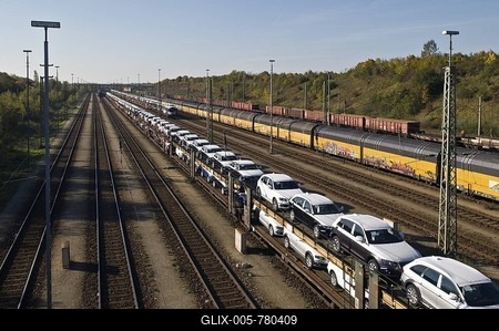 Switch yard Munich Nord, through station, Munich, Bavaria, Germany, Europe-stock-foto
