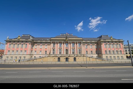 New Parliament, Old Market, Potsdam, Brandenburg, Germany-stock-foto
