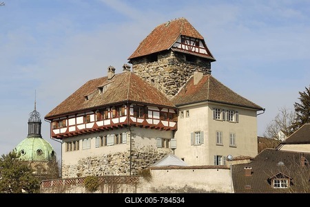 Frauenfeld Castle, Frauenfeld, Canton of Thurgau, Switzerland, Europe-stock-foto