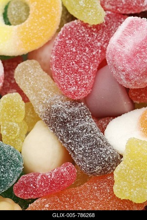 Candy Pick n Mix Close Up-stock-foto