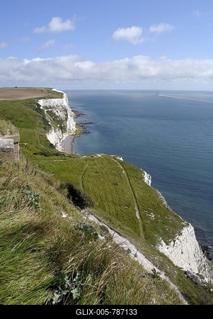 White Cliffs of Dover, Dover, England, Great Britain, Europe-stock-foto