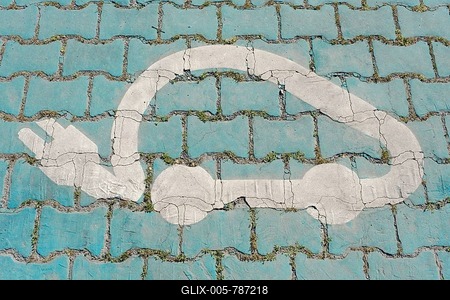Charging station for electric vehicles, pictogram, North Rhine-Westphalia, Germany-stock-foto