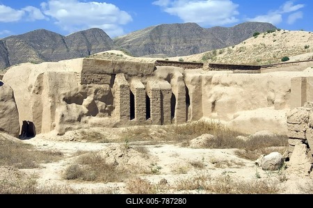Nisa, one of the first capitals of the Parthians, UNESCO World Heritage Site, Ashgabat, Turkmenistan-stock-foto