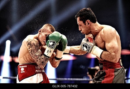 Felix Sturm, GER, vs. Martin Murray, GBR, SAP Arena, Mannheim, Baden-Wuerttemberg, Germany, Europe-stock-foto