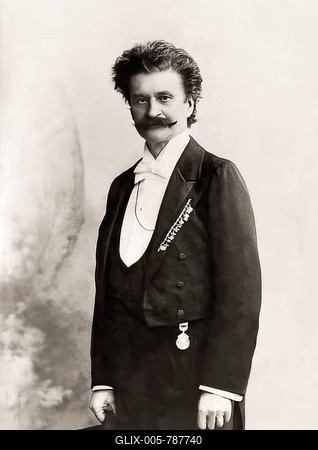 Johann Baptist Strauss II, 1825  1899, Austrian composer and violinist, 1879, digitally edited-stock-foto