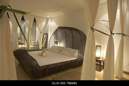 Luxury suite of the Ananyana Resort Hotel, Philippines, Southeast Asia-stock-foto