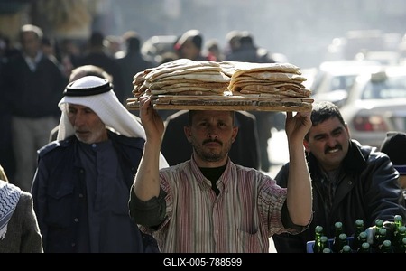Market, King Talal Street, Amman, Jordan-stock-foto