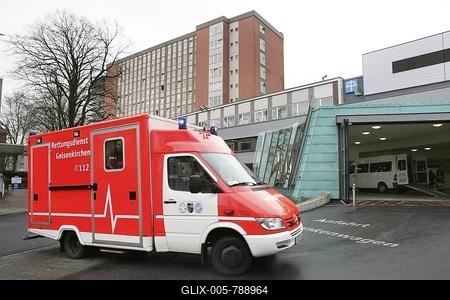 Casualty unit, emergency room of a hospital, Germany-stock-foto