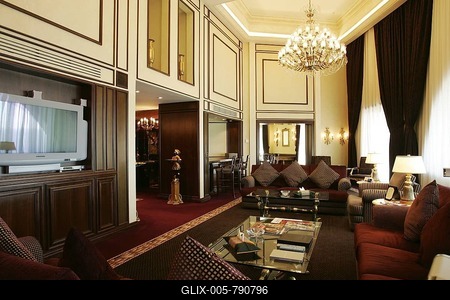 Le Royal Hotel, Presidential Suite, Amman, Jordan-stock-foto