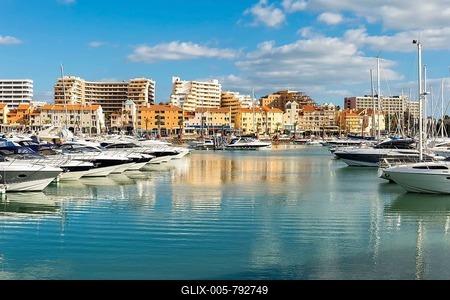 Marina, Vilamoura, district Faro, Portugal-stock-foto