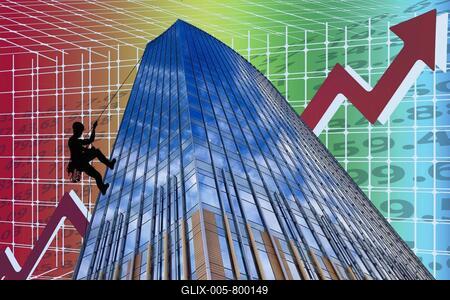 Symbol photo, financial economy, stock markets, rise, upswing, banks, money flows, money growth, euro policy, inflation, stagnation, capital market, currency, ECB, euro, euro upswing, interest rates, company foundations, unicorns, European Community, world economy, Germany-stock-foto