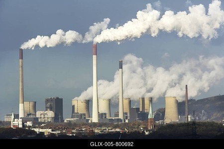 Scholven coal-fired power station, Gelsenkirchen, North Rhine-Westphalia, Germany, Europe-stock-foto