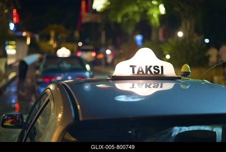 Taxi, Kuta, Bali, Indonesia, Asia-stock-foto