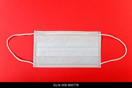 Medical Mouth-Nose Protective Mask, Corona Protective Mask, Corona Pandemic, Germany-stock-foto