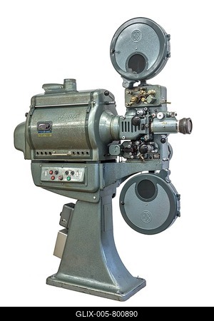 Cinema projector farmer B14, 1956-1969, for movies, Germany-stock-foto