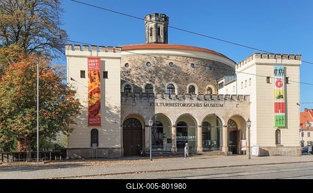 Museum of Cultural History, Kaisertrutz, Reichenbach Tower, Platz des 17.Juni, Görlitz, Saxony, Germany-stock-foto